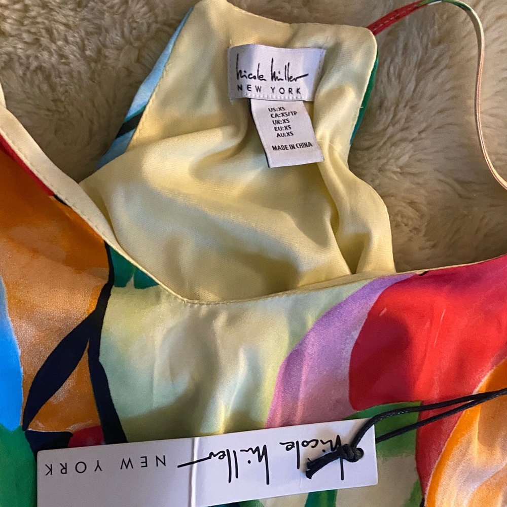 Nicole Miller Multicolor Abstract Maxi Dress - Picture 2 of 3